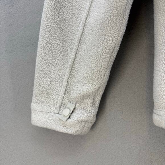 The North Face Fleece Jacket Women's Size S/P White Grey Casual Outerwear Preppy - Picture 4 of 14